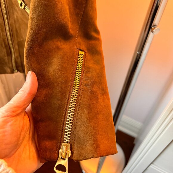 H&M Suede Taupe Jacket - Picture 4 of 7